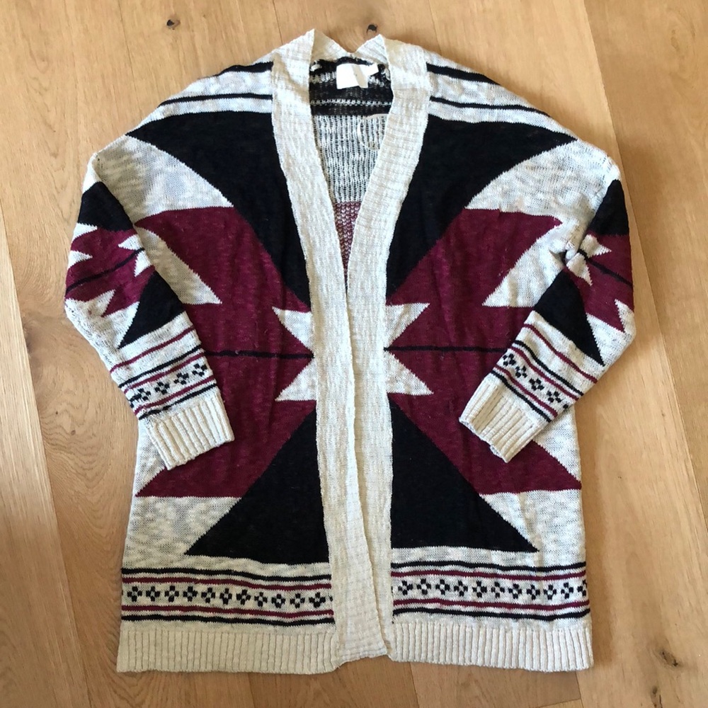 Aztec Knot Cardigan - Picture 2 of 2
